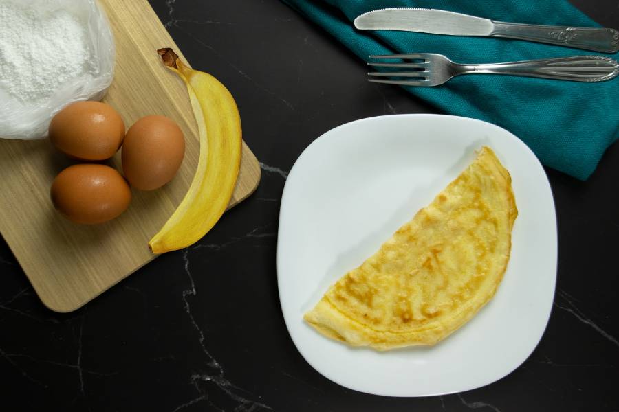 No momento, você está visualizando Crepioca de banana e canela: uma receita saudável e deliciosa