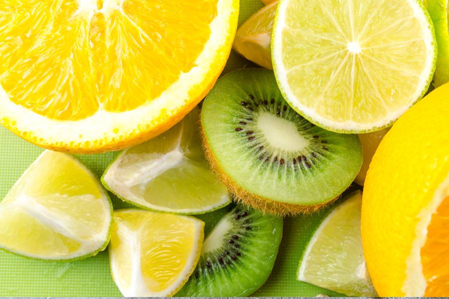 Laranja, limão kiwi Laranja, limão kiwi